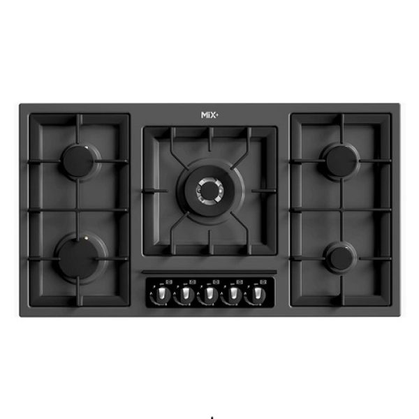اجاق گاز صفحه ای میکس پلاس مدل E518M (مشکی)